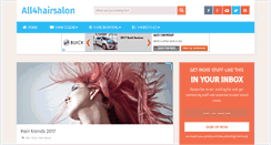Desktop Screenshot of all4hairsalon.com